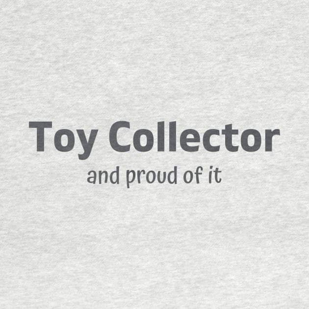 Classic Toy Collector-Gray by CR TEES